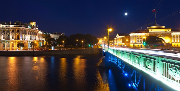 St. Petersburg at Night: Stunning Free Stock Photo for Download