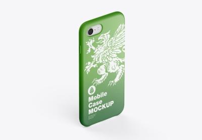 Mobile with Silicone Case Mockup – Download Free Stock Photo