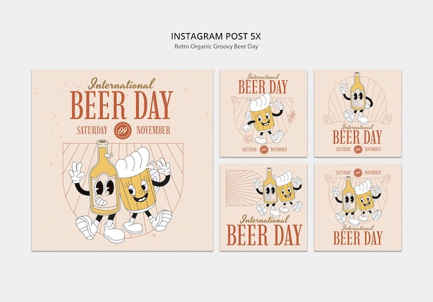 Celebrate International Beer Day with Creative Instagram Posts – Free Download