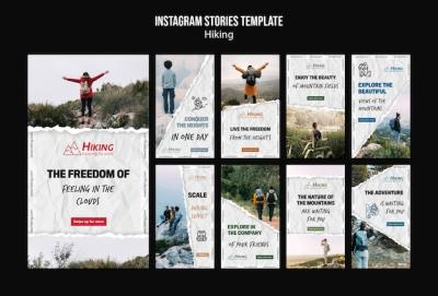 Hiking Instagram Stories Template – Free Download