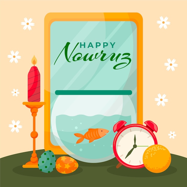 Nowruz Celebration Illustration – Free Download