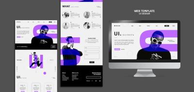 User Interface Design Web Template – Free Download