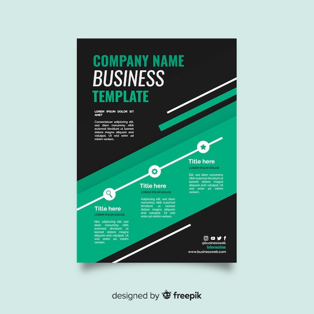 Business Flyer Template – Free Download, Download Free Stock Photo