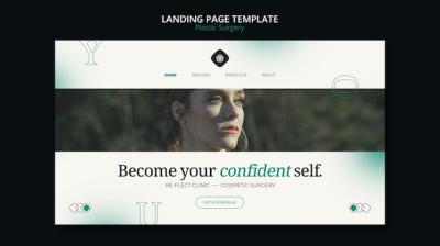 Plastic Surgery Clinic Landing Page Template – Free to Download