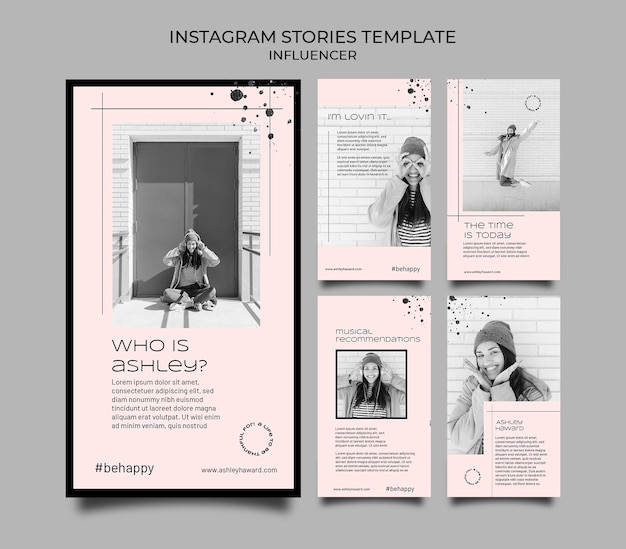 Instagram Stories Templates for Influencers – Free Download