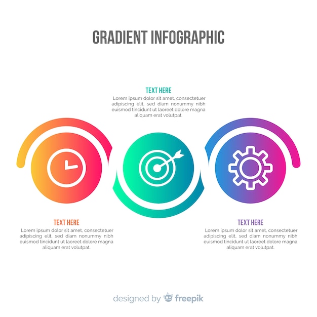 Gradient Infographic Background – Free Stock Photo for Download