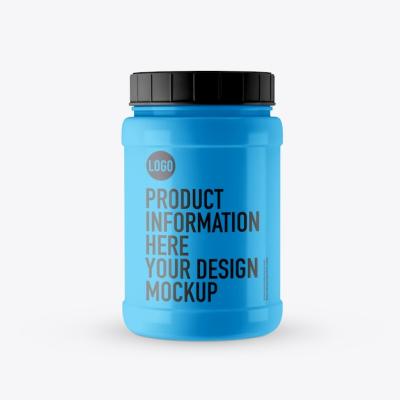 Plastic Pot Mockup on White Space – Free Stock Photo for Download