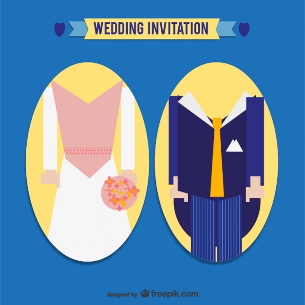 Groom Silhouettes for Wedding Card Invitations – Free Download