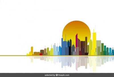 Colorful City Skyline – Free Stock Photo, Download for Free