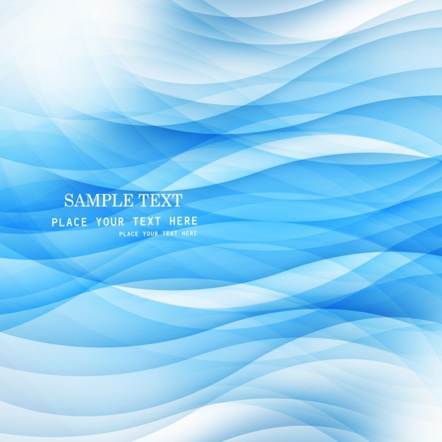 Blue Abstract Background with Waves – Free Stock Photo for Download