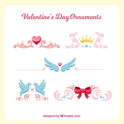 Colorful Valentine’s Ornaments – Free to Download Stock Photos