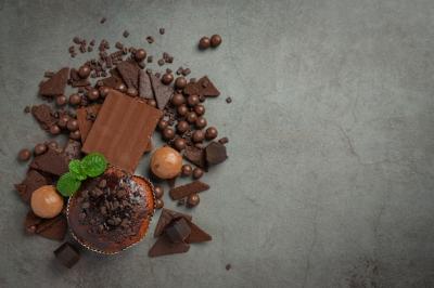 Chocolate on a Dark Surface for World Chocolate Day – Free Download