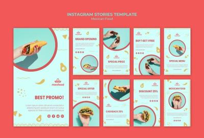 Mexican Food Instagram Stories – Free Download