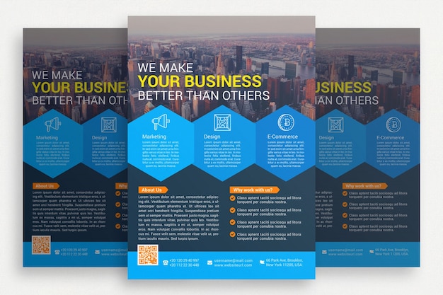 Elegant Business Brochure – Free Download, Free Stock Photo