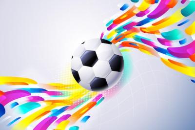 Gradient Abstract Football Background – Free to Download