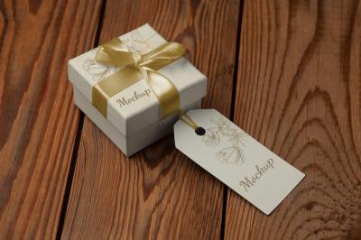 Wedding Gift Mockup Design for Your Creative Projects – Free Download