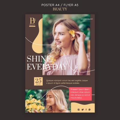 Beauty Concept Flyer Template – Free Download