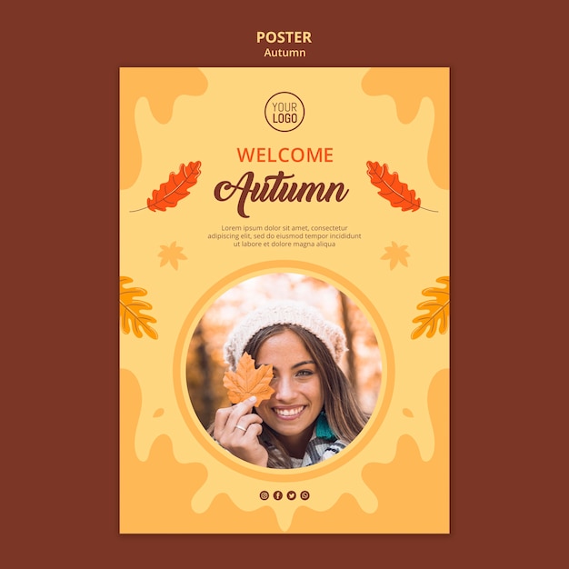 Autumn Ad Poster Template – Free Download