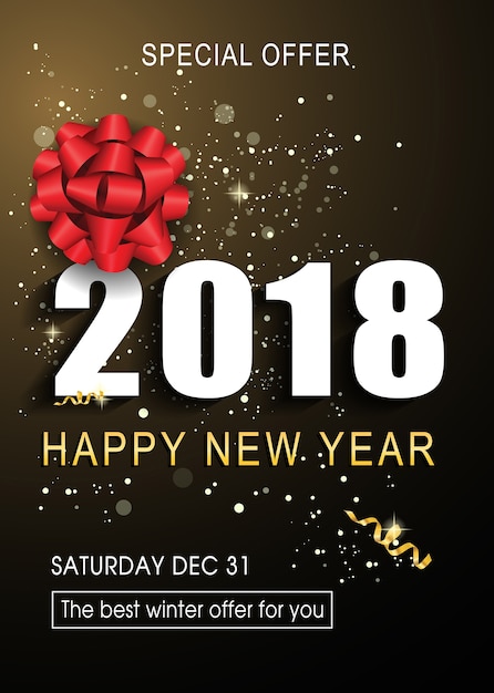 New Year Poster Design – Free Download for Stunning Vector Templates