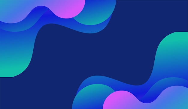 Gradient Purple Blue Liquid Abstract Wave Background – Free Download