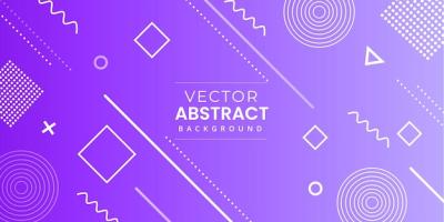 Memphis Pastel Purple Mono Multipurpose Abstract Background Banner – Free Download