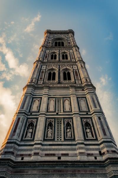 Low Angle View of Giotto’s Bell Tower – Free Stock Photo, Download Free