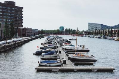 Amsterdam City Port With Yachts – Free Download