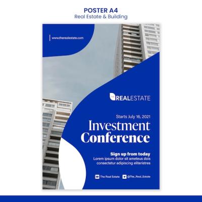 Investment Conference Poster Template – Free Download