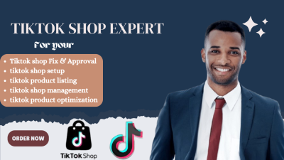 Expert Setup & Management of TikTok Shop, Dropshipping, Ads, and Marketing