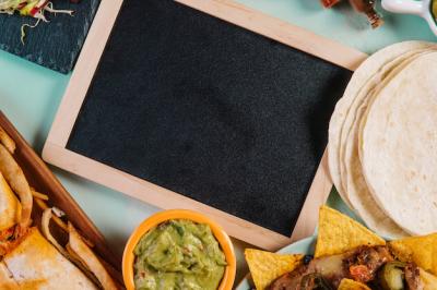 Blackboard and Tortillas – Free Stock Photo, Download Free Stock Photo