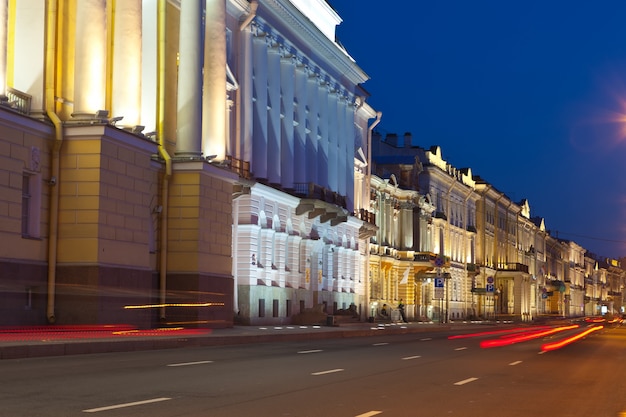 St. Petersburg Night View – Free Download Stock Photo