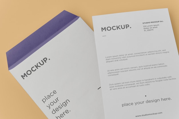 A4 Envelope Mockup Design – Free Download