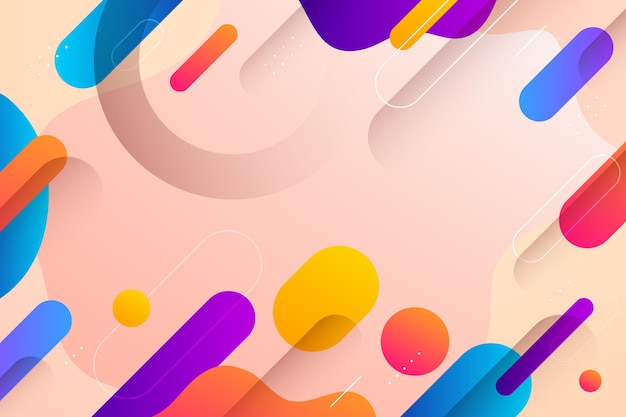 Gradient Abstract Colorful Shapes Background – Free Download