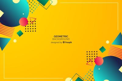 Geometric Background with Gradients – Free Stock Photo for Download