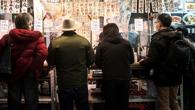 People Enjoying Japanese Street Food – Free Stock Photo, Download for Free