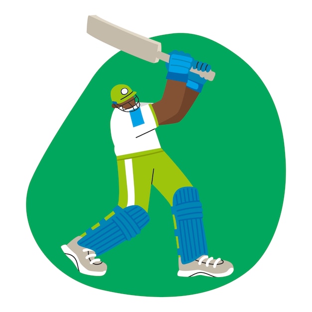 Hand Drawn IPL Cricket Illustration – Free Download