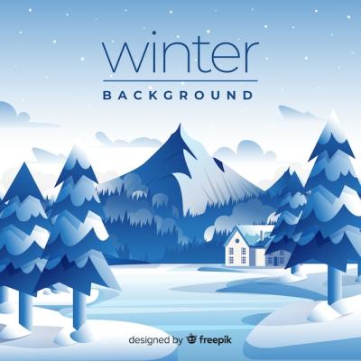 Winter Backgrounds for Your Creative Projects – Download Free Stock Photo