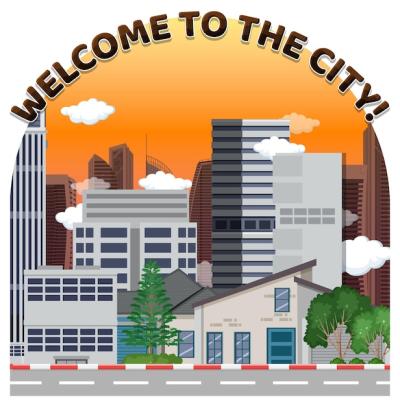 City Vector Illustration – Free Download