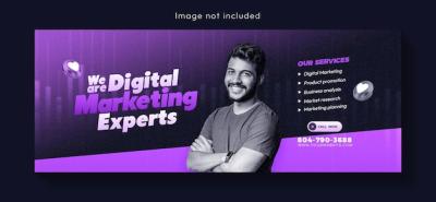 Corporate Facebook Cover Template Design for Digital Marketing Agency – Free Download