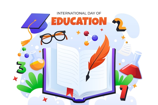 Background for International Day of Education – Free Download