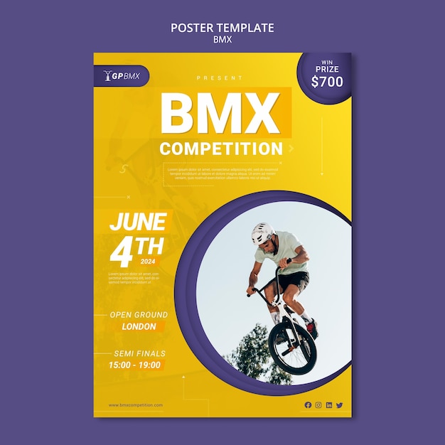 BMX Concept Poster Template – Free Download