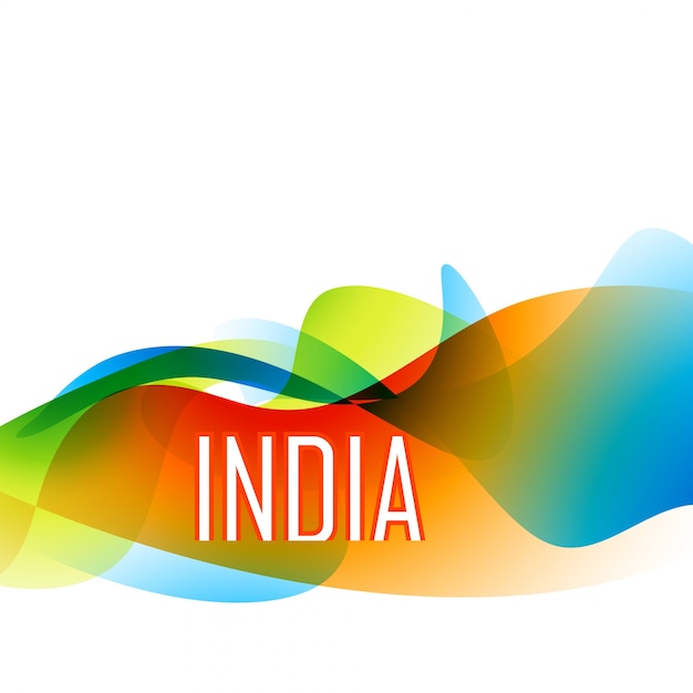 Modern Colorful Indian Flag Design – Free Download