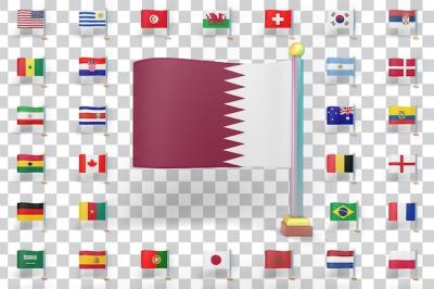 World Cup Flags – Free Download, Download Free Stock Photo