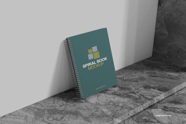 Spiral Book Mockup – Free Download