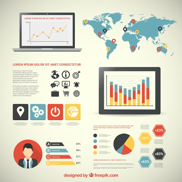 International Business Infographic – Free Stock Photo for Download