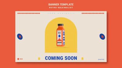 Retro-Maximalist Banner Template – Free Download