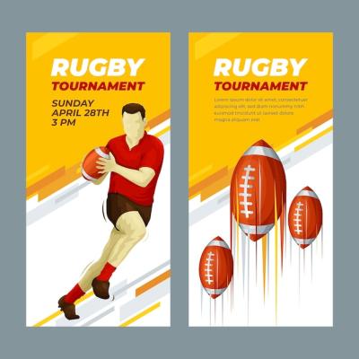 Rugby Template Design – Download Free Stock Photo