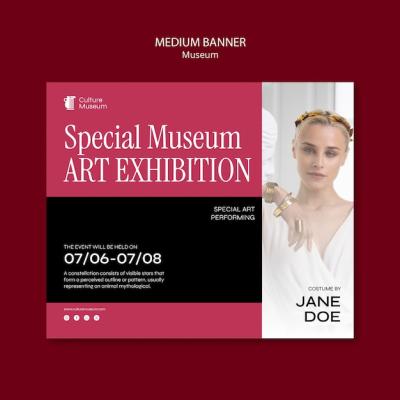 Museum Template Design for Stunning Visuals – Free Download