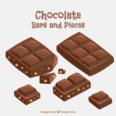 Bars and Pieces of Delicious Chocolate – Free to Download