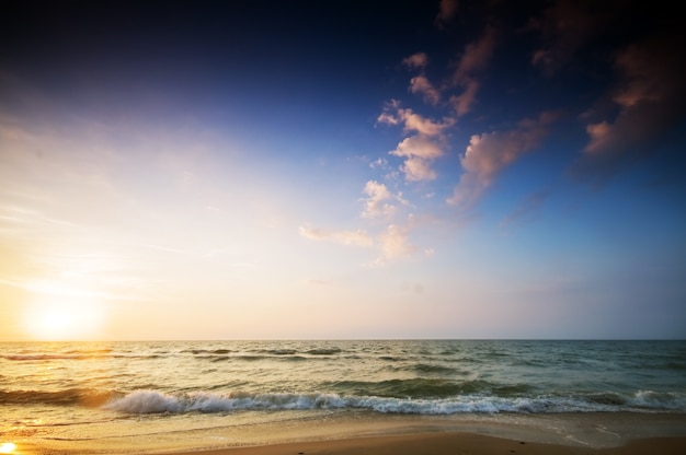 Stunning Beach at Sunset – Free Download